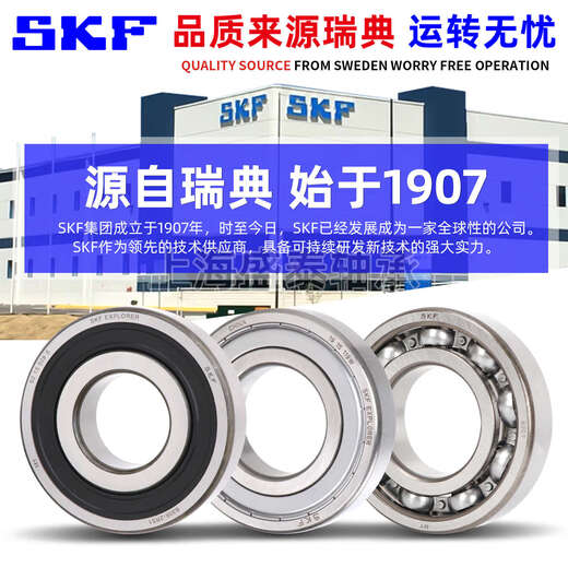 Roulements à grande vitesse importés SKF 6207 6208 6209 6210 6211 6212 6213 2Z 2RS 6212-2Z / C3 Sceau de couverture en fer
