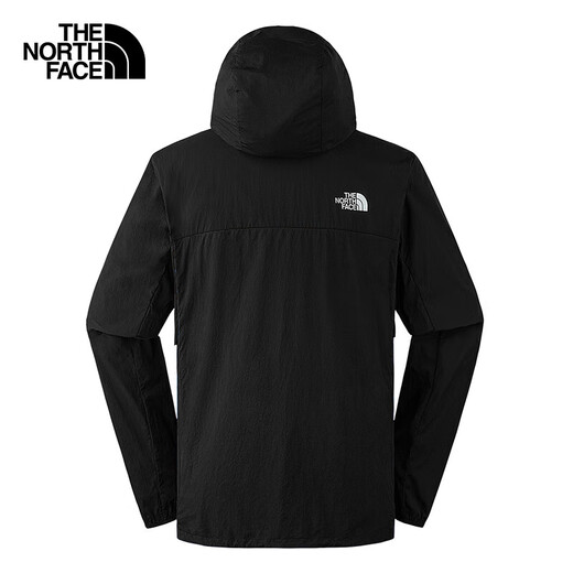 The North Face Windproof and Sunproof Clothing Men's Outdoor Cool Breathable Skin Clothing 87VY Black/KX7 L