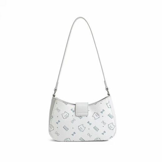 COW&KITTY Genuine KT Cat 2025 New Tote Bag Messenger Bag Girls Shoulder Bag Handbag Birthday Gift Girl Versatile Blue Pendant Gift Box 23-7-15