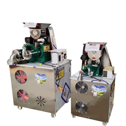 Fully automatic self-cooked cornmeal noodle machine commercial grain noodle machine rice noodle line cold milky white 4kw small prepaid deposit