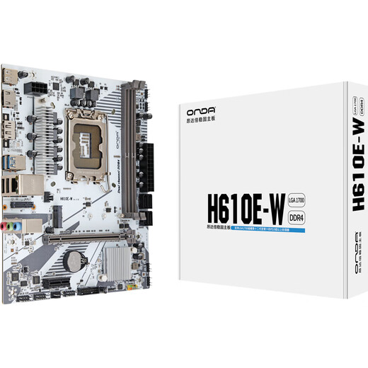 昂达（ONDA）CPU主板套装 H610E-W 12-14主板+英特尔(Intel)  14代酷睿 i3-14100F 板U套装