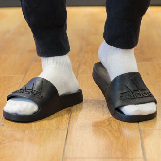 阿迪达斯（adidas）拖鞋男鞋女鞋夏季新款运动鞋休闲鞋防滑居家时尚一字拖 IF7371 43
