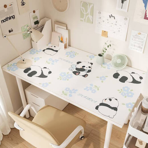 Student leather desk mat for children's desk study desk special protective mat for cutting office desk cloth leather 1391 lily 30*60cm