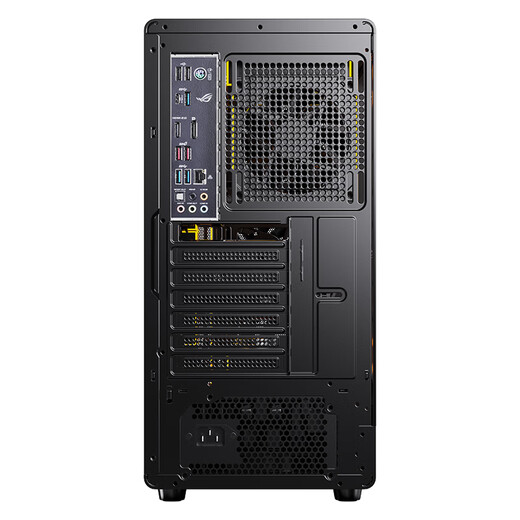 Peninsula Iron Box (PADO) Zhulong L6 Black Glass Side Mesh Desktop Computer Main Case Supports 360 Water Cooling/ATX Motherboard/Air Duct Case/Dust-proof Cooling/12 Fan Positions