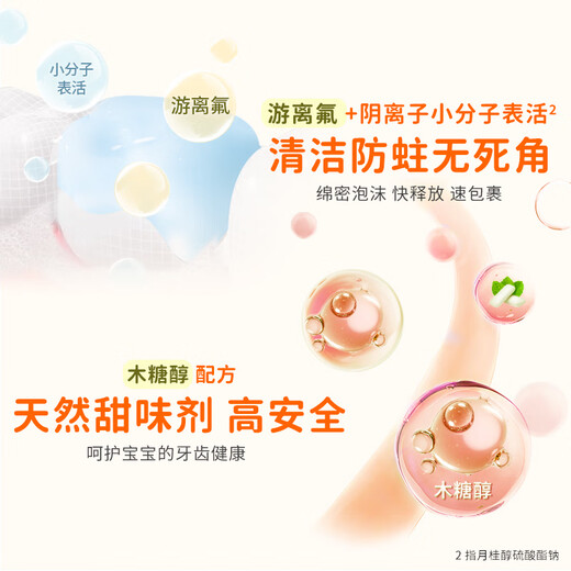 狮王（Lion）齿力佳儿童科学防蛀牙膏2-12岁150g草莓+葡萄+蜜柑新老包装随机