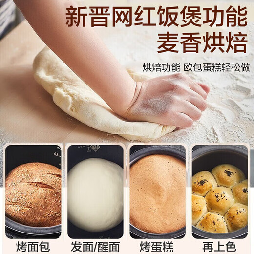 苏泊尔（SUPOR） 电饭煲家用3-4个人电饭锅4-5人柴火饭4升大容量蓝钻球 3-5人SF40FC9734L 4L