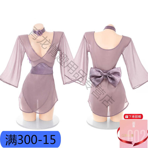 霏慕（Fee et moi）赠避孕套女仆和服2025新款羞耻诱惑老公装情趣内衣性感大码制服小 【日系工口经典套装】和服+正反两穿工口露胸毛衣13 80 -120斤】