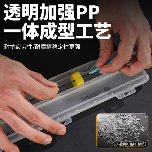 Camper thickened luminous float box special anti-fall and anti-pressure electronic float storage box fishing gear fish float box float box 1 pack 28CM thickened and pressure-resistant medium size