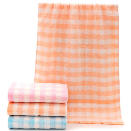 SI Jie Toalla de derretimiento de bote doble Shanghai Algodón puro Estilo delgado de los niños para adultos Agua de agua para niños para adultos Absorbente (1048) Estilo delgado sin estilo de piel para la piel del cabello 10 74x34cm