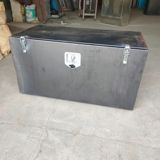 Qinkai truck tool box aluminum alloy tool box stainless steel semi-custom trailer galvanized tool box cart thickened iron box 1.2 thick length 120*width 50*height 50