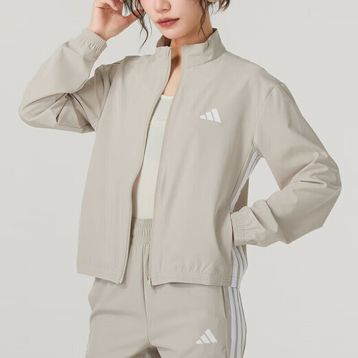 阿迪达斯（adidas）官方舰店女装 2025夏新款运动服跑步健身训练服防风外套休闲夹克 JE6173 M