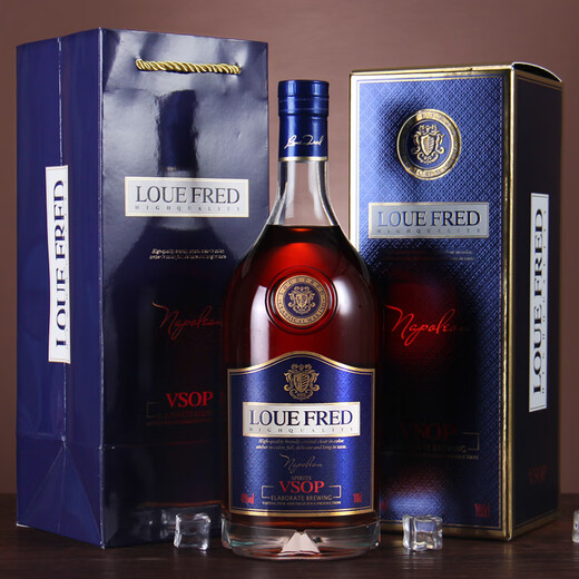 Louis Fred French Importé Vin étranger Napoléon VSOP Brandy 700ml Banquet Business Party (Boîte-cadeau) Pack Single Pack 700ml 1 Bouteille