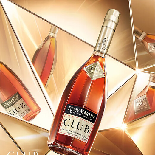 Remy Martin wildebeest French imported cognac club brandy 1000ML foreign wine gift box gift gift Remy Martin Remy Martin CLUB 1000ML*2 bottle