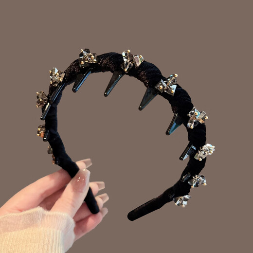 Dongyi carefully selected hairbands for women, high-end headbands for going out, high-head headbands for students, face wash hairpins with teeth, anti-slip, Chinese Valentine's Day gift