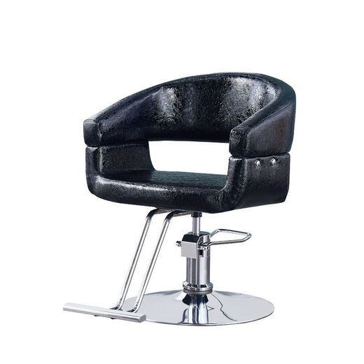 
Dilanmu Barber Shop Chair [3878 people praised] Haircut Chair Special Hair Cutting Chair for Hair Salon lifting and rotating simple off-white with foot pedal