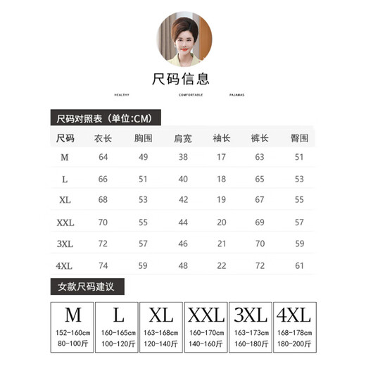 Langsha (langsha) mother cardigan pajamas for women in summer pure cotton short-sleeved cropped pants large size thin style middle-aged and elderly mothers home clothing set 9898# 2XL [Suggested 140-160Jin [Jin equals 0.5 kg]]
