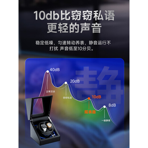 Fat Donglai's same watch rocker fully automatic mechanical watch home self-oscillating device turner watch rocker storage box rotating placer purchasing space capsule 1 table position - green - 3 gears