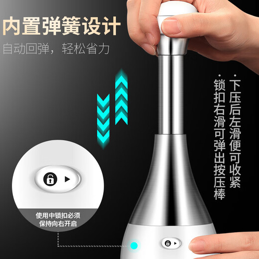 JCZS German brand mini garlic artifact manual garlic masher garlic small whipping cutting pressure pulling garlic masher exclusive masher single