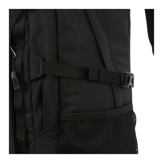 Das Nordgesicht einfache und vielseitige Marke Sticked Logo Nylon Rucksack für Männer und Frauen, Paare, Schwarz schwarz