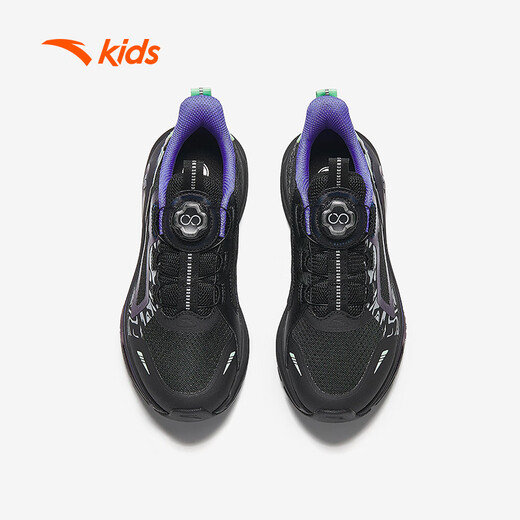 安踏儿童运动鞋凌云跑鞋2025男大童跑鞋缓震专业童鞋纽扣A12515508H