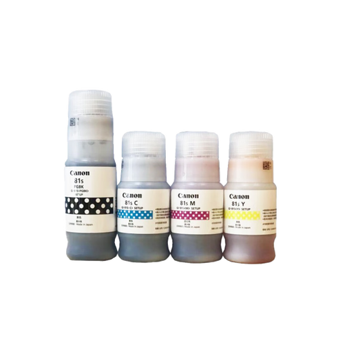Tinta GI-81 original adecuada para G1830/31/G3830/3831/32/33/36G3820/3890/4870 Especial GI-81BK Negro [un paquete]