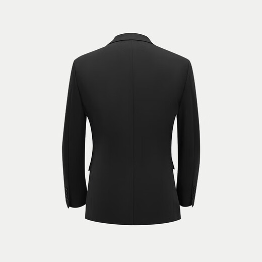 Heilan House (HLA)/Heilan House slim-fitting imitation wool suit 25 autumn new flat lapel elastic elastic waist suit suit for men black 55 (suit + pants) L 175/92A recommended 126~140Jin Jin equals 0.5 kg