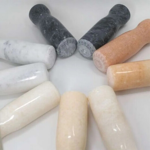 Qinkai natural stone household garlic masher, garlic masher, garlic masher artifact, garlic jar, garlic press, bowl, stone garlic mortar, garlic hammer