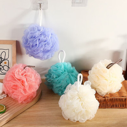 Universal for people and pets, bath bubbler, pet bathing artifact, bath ball, bathroom back rub, PE foaming ball, skin-friendly, 5 random colors of bath ball