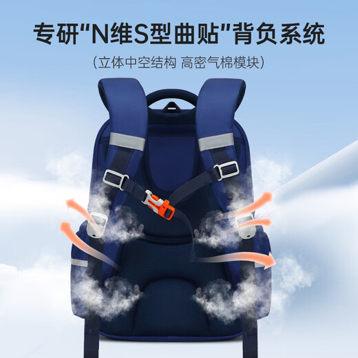 Jeep children's schoolbags for primary school students in grades 3-6 to reduce burden, protect spine and prevent falling, boys and girls large-capacity backpack, pink and purple