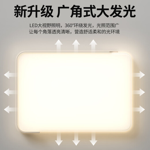 大观园客厅吸顶灯现代简约大气客厅主灯侘寂风新款主卧室房间吸顶灯427E 120W 4859-白色-97cm-三色