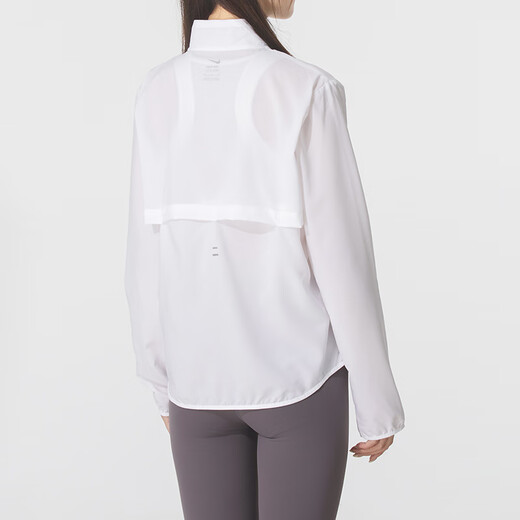 Nike (NIKE) women's simple sports running jacket jacket HV2648-100 white M
