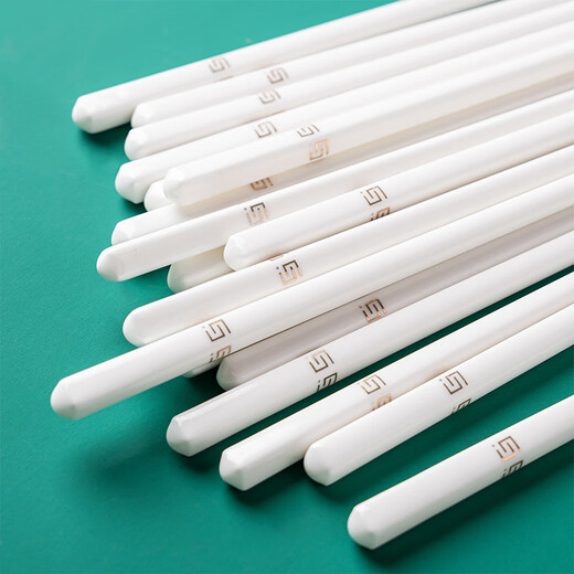 陶相惠【抖音同款】景德镇陶瓷筷子家用高档抗菌防霉耐高温不变形10双装