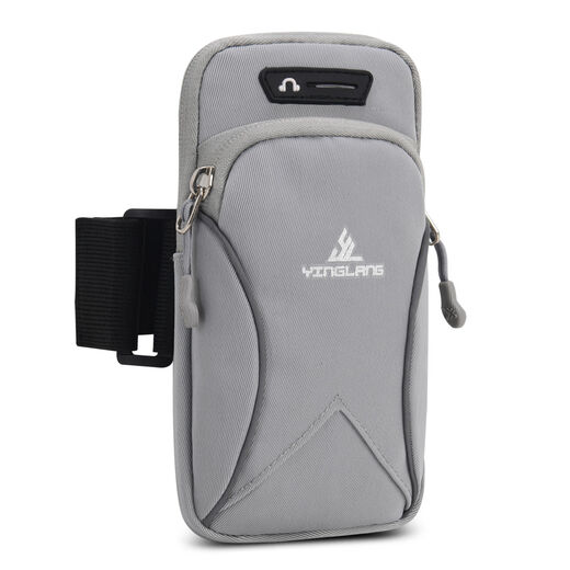 Yinglang's new sports mobile phone arm bag, outdoor running wrist bag, men's small single shoulder crossbody bag, women's fitness arm bag, dark blue