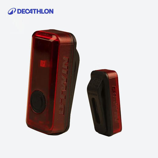 Decathlon (DECATHLON) bicycle light front and tail light CLIP night riding USB charging warning light headlight frog light OVB2 2902569