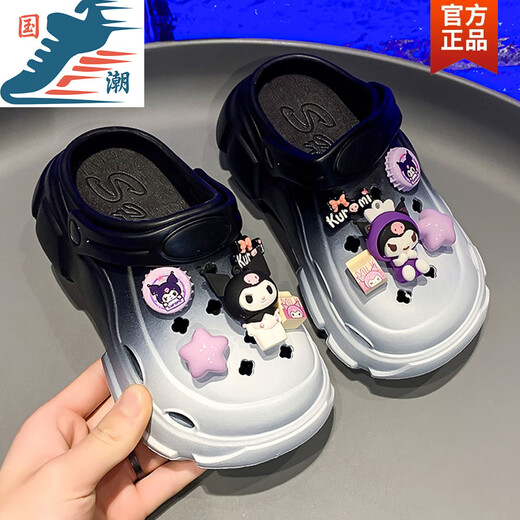 Гонгсинговая детская обувь девочки Slippers Summer 2025 Новые открытые анти-скользкие детские мягкие куботы для детской курози