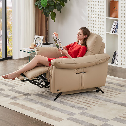 Zhihuashi [Style de magasin hors ligne] Zhihuashi première classe italien minimaliste en cuir électrique 0 Sofa mural 13010 Quatre sièges et quatre électriques - blanc [12157 une table et quatre chaises] Livraison de priorité (voir le service client pour plus de détails)