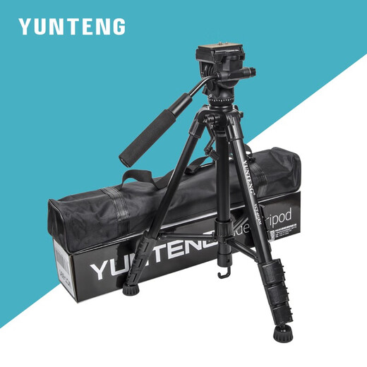 Yunteng 691 камера штативой штатив Гидравлический демпфирующий каркас универсальный мобильный телефон Микро-одно L-образный вертикальный вертикальный камера SLR штатив 691 Portable 1,61 метра 1,61 метра