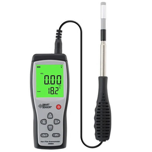 Pupan AR866A hotline anemometer Thermal air meter Anemometer Anemometer Measurement meter Anemometer Detector High Accuracy ST9866A Meteorological Meter [Imported Probe Invoice]