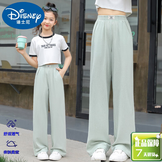Disney Girls Internet Celebrity Street Fried Street Set 2025 New Children's Summer Sports Short Sleeve Two-Piece Set Women's Day Gift Official Flagship 9731 Purple + 15025 meters white [Set] 120 cm