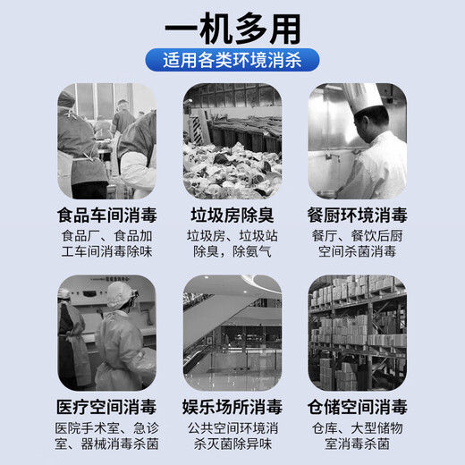 EVANLEY German ozone generator sterilizer mobile large industrial food factory packaging workshop breeding farm garbage room purify air deodorization disinfection sterilization ozone machine 30g/h new upgraded model