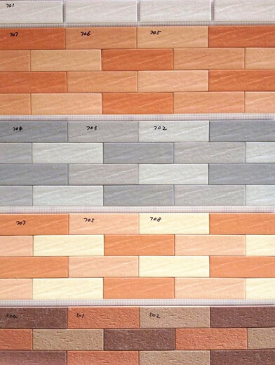 
Foshan exterior wall tiles ceramic tiles wall tiles whole brick three-color bricks paper tiles villa outdoor tiles 45145 rural household 14701 45*145