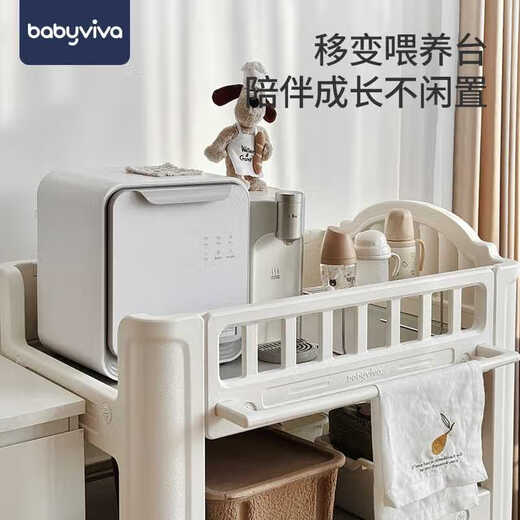 
babyviva diaper table baby care table newborn baby diapers change crib multifunctional massage touch bathtub diaper table + latex pad imported HDPE-food grade-