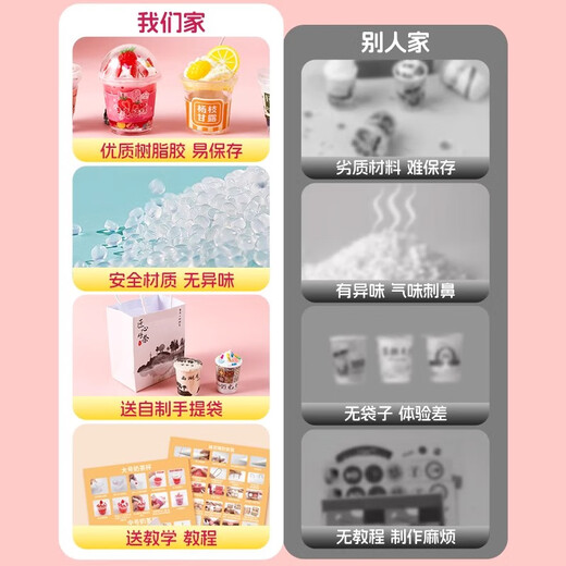 diy迷你奶茶杯过家家玩具女孩子2025儿童网红女童女生日礼物 MINI捏捏乐[芝士]