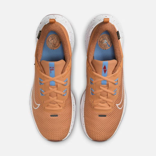 
NIKE Japan Direct Mail JUNIPER TRAIL 2 GORE-TEX Waterproof Men's Cross-Country Running Shoes HM9734 800 Moon Copper/Light Yellow Tawny/Yangyang Blue/Shallow Dark Red 42