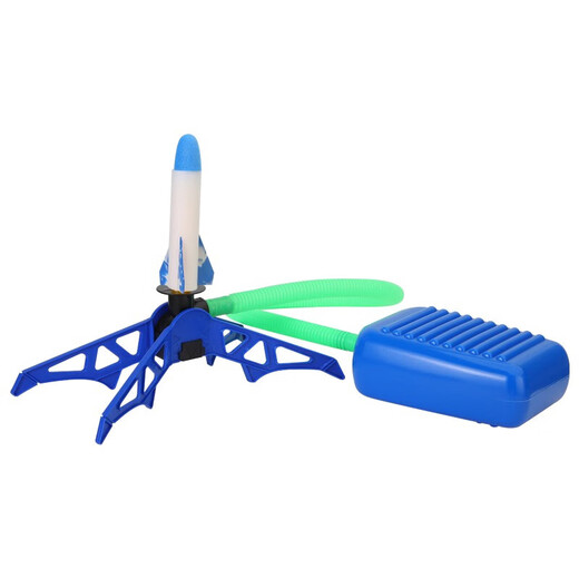 Huashimeng Raketenstartspielzeug, Kinderspielzeug für draußen, Fliegen in den Himmel, Raketenwerfer, Fußtrampelauswurf, kleiner Raketenwerfer
