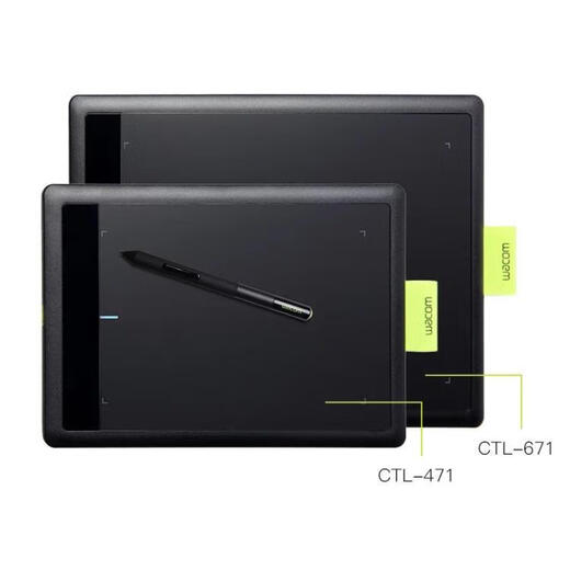 和冠（Wacom）数位板ctl471/671/672手绘板压感笔数位板绘图仪手写 CTL-471豪华版全套(二手9新+) 小号尺寸 0x0cm