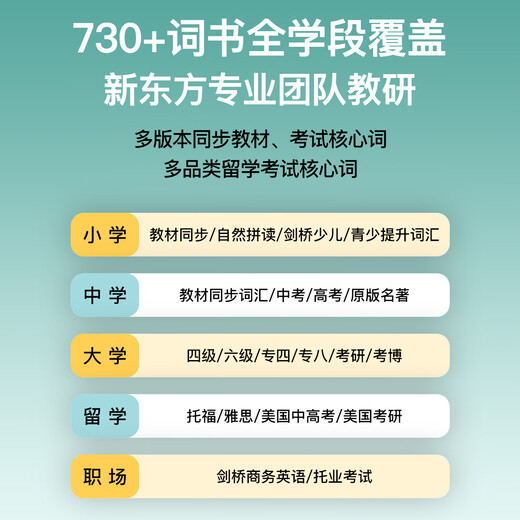 New Oriental word machine pro extra large eye protection ink screen primary school high back word vocabulary artifact English learning machine word pass pro white