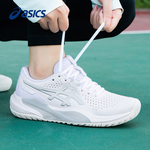 Asics tennis shoes women's spring new professional wear-resistant training sports shoes GEL-CHALLENGER 15 1042A294-101 37