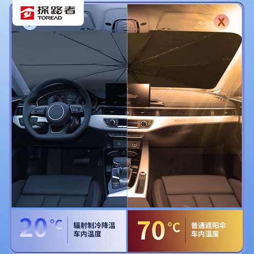 Toread Tesla refroidissant parapluie de parapluie