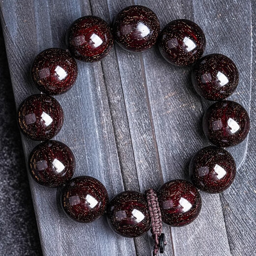Hongyu Chengxiang Indian Pequeña pulsera de sándalo rojo de hoja de sandalia 2.0 llena de Venus, pulsera de cuentas budistas de mil años, una cosa, un ritmo, número: Z9663